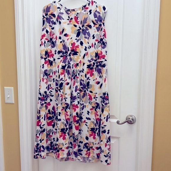 Romans woman’s plus size 18w sleeveless floral semi formal summer dress - Picture 7 of 8